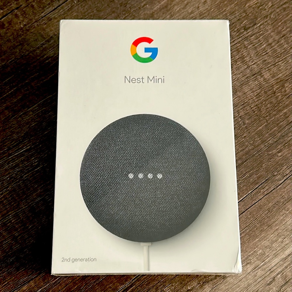 Google Nest Mini 2nd Generation New Unopened Package